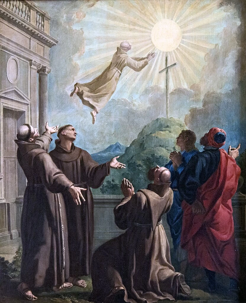 San Pietro d'Alcantara assunto in cielo - Chiesa di san Francesco d'Assisi, Venezia